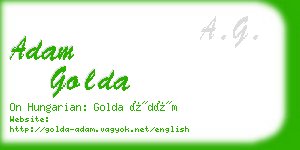 adam golda business card